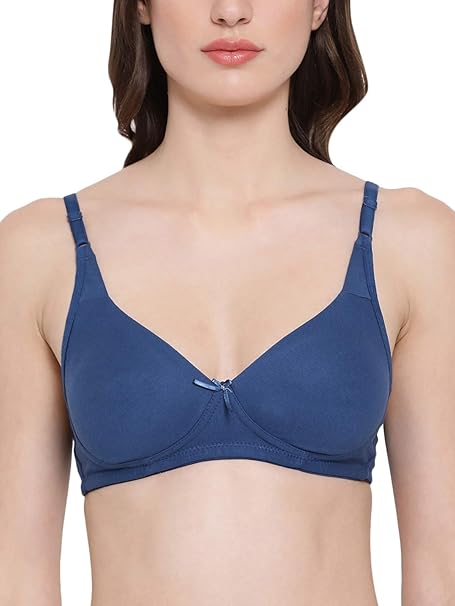Clovia Women’s Cotton-Blend Non-Padded Bra – Soft Everyday Comfort
